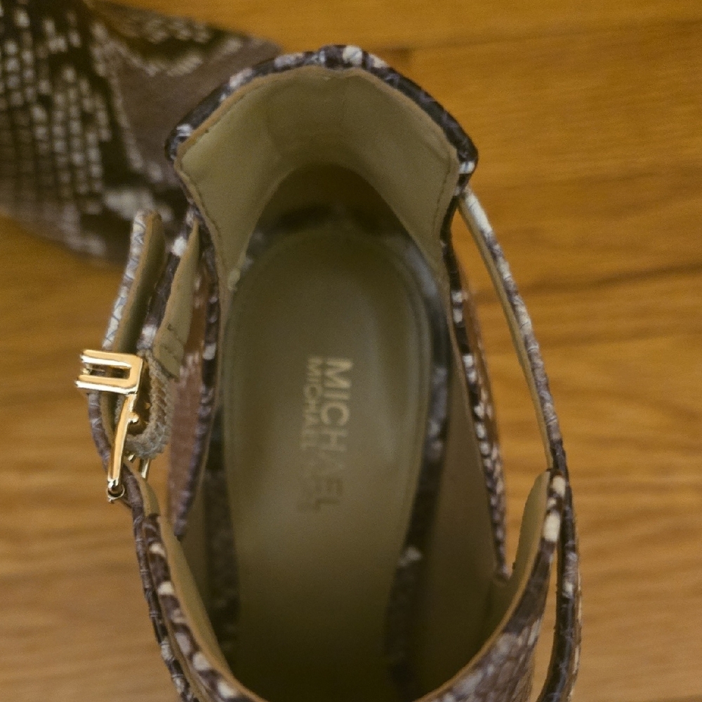 Michael Michael Kors Python Print Heeled Boots - image 2